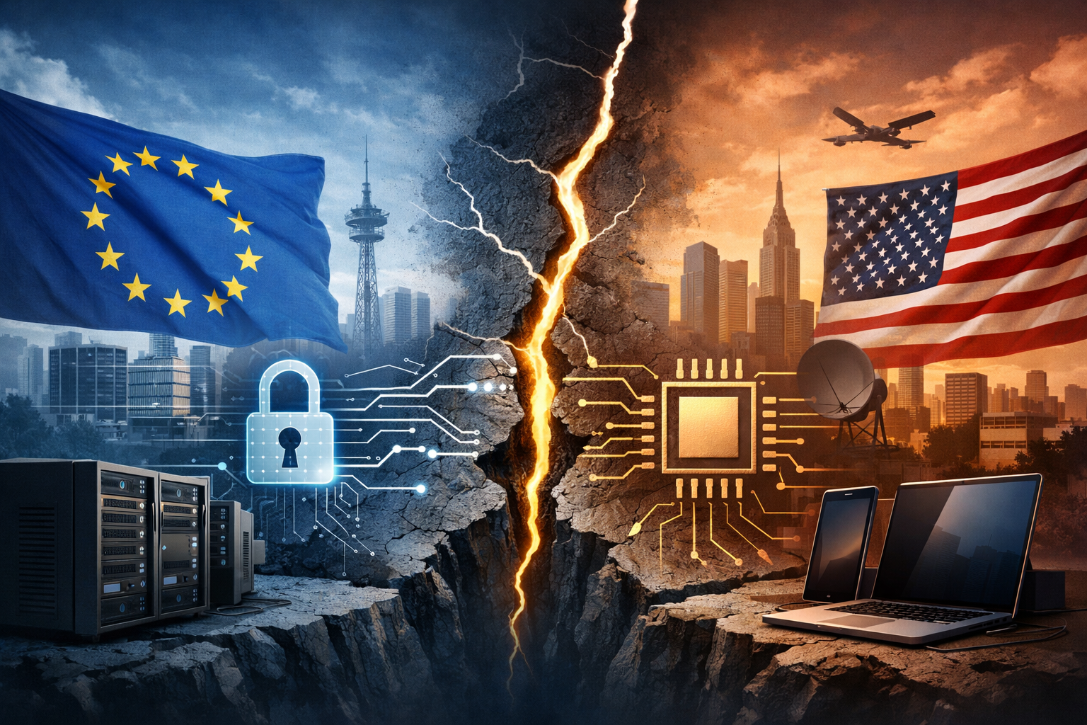 La UE impulsa un “divorcio digital” frente a la tecnología de EE. UU. por riesgos de seguridad