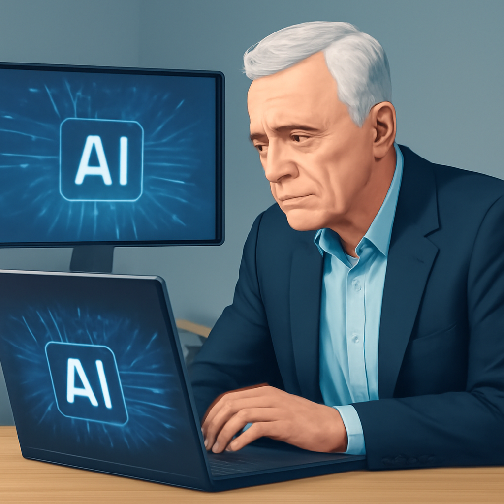 Ältere Fachkräfte setzen auf KI-Weiterbildung, um im digitalen Wandel zu bestehen