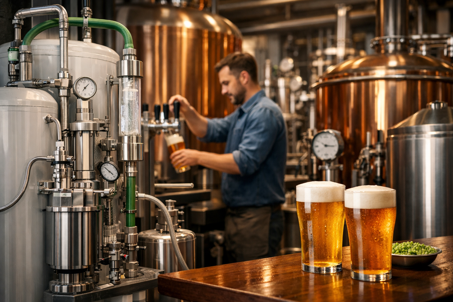 Une brasserie s’appuie sur la capture du carbone pour fabriquer sa bière