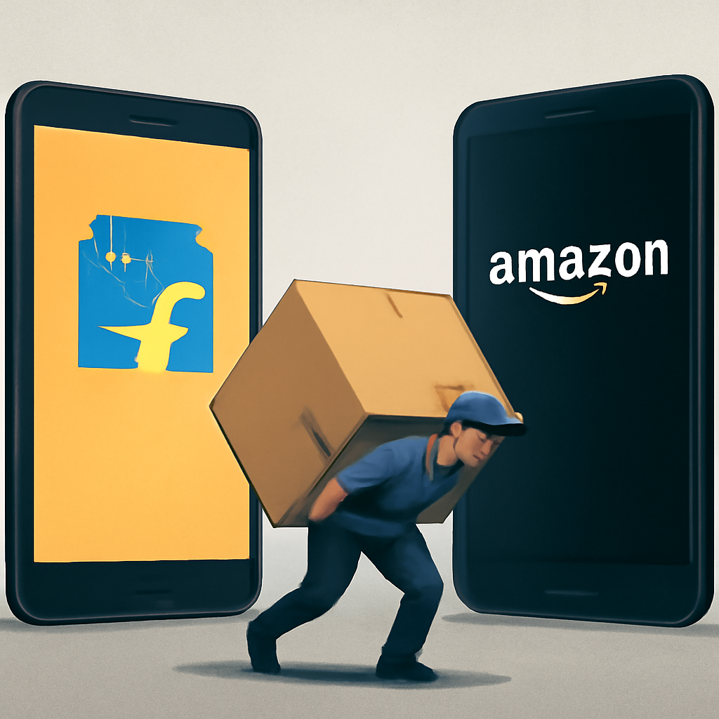 Walmart-eigene Flipkart und Amazon setzen Indiens Quick-Commerce-Startups unter Druck