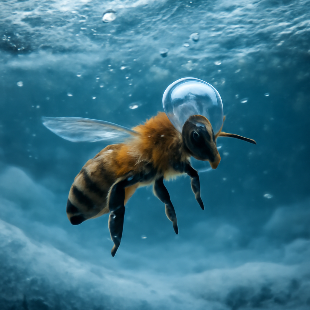 Überlebensstrategien in Extremsituationen: Wie Königinnenbienen den Winter unter Wasser atmen
